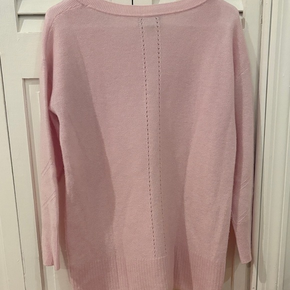 Pure Pink Women's Cashmere Sweater - Picture 9 of 13